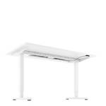 Schreibtisch höhenverstellbar HOME Weiß - 160 x 80 cm - Weiß