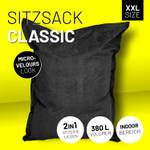 Sitzsack Luxury Schwarz