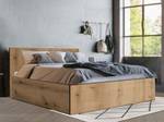 Bett mit Bettkasten ELPHEGE Anthrazit - 155 x 196 cm