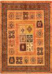 Teppich Kashkuli CLIX Orange - Textil - 106 x 1 x 152 cm
