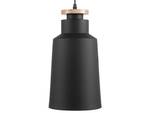 Lampe suspension NEVA Noir - Chêne clair