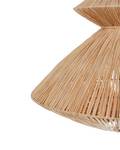 Lampe suspension KEDAYAN Noir - Bleu - Fibres naturelles - 49 x 139 x 49 cm