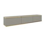 Meuble de télévision ORO MDF RTV175 Doré - Gris