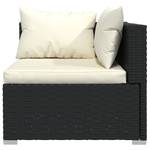 Garten-Lounge-Set (4-teilig) 3013629-8 Schwarz - Creme - Weiß - 70 x 70 cm