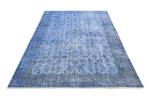 Tapis Ultra Vintage XXVI Bleu - Textile - 165 x 1 x 254 cm