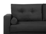 2-Sitzer Sofa KALMAR Schwarz - Eiche Hell