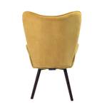 Fauteuil KAS KD VEL YW Jaune - Textile - 68 x 106 x 73 cm