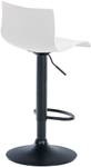 Tabouret de bar Hover Blanc - Noir