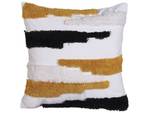 Coussin décoratif MONARDA Beige - Noir - Blanc - Textile - 45 x 6 x 45 cm