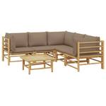 Garten-Lounge-Set 3028491-20 (6-teilig) Braun - Taupe