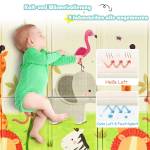 Baby Spielmatte faltbar Grün - Kunststoff - 180 x 2 x 200 cm