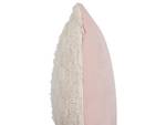 Coussin décoratif TAMNINE Beige - Rose foncé - 45 x 45 cm - Nombre de pièces dans le lot : 2