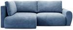 Ecksofa PATI Duo Himmelblau