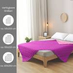 Bettdecke Sommer Steppbett Sommerdecke Violett - 200 x 200 cm