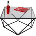 Couchtisch Cristallo Schwarz - Glas - 80 x 45 x 80 cm