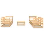 Garten-Lounge-Set (8-teilig) 3009889-1 Braun - Holz