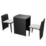 Bistro-Set (3-teilig) 294075 Schwarz - Weiß