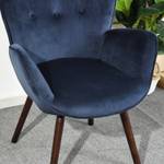 Fauteuil KAS KD VEL BE Bleu - Textile - 68 x 106 x 73 cm