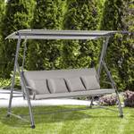 Hollywoodschaukel 3-Sitzer 84A-062V01 Grau - Metall - 120 x 165 x 215 cm