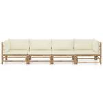 Garten-Lounge-Set (4-teilig) 3009675-5 Creme