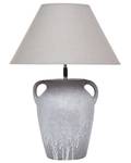 Lampe de table AGEFET Gris - Blanc - Céramique - 35 x 49 x 35 cm