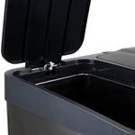 Recycle Inox Abfallbehälter mit Fächern Grau - Metall - 54 x 42 x 66 cm