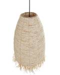 Lampe suspension TUTONG Bleu - Fibres naturelles - 40 x 156 x 40 cm