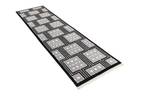 Tapis de passage Darya CCCXLIX Noir - Textile - 79 x 1 x 297 cm