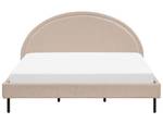 Lit double MARGUT Beige - Largeur : 192 cm