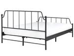 Lit double MAURESSAC Noir - Largeur : 145 cm