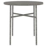 Garten-Essgruppe (3-teilig) 3013183 Grau - Kunststoff - Polyrattan - 45 x 45 x 45 cm