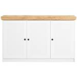 Sideboard 2229 Weiß - Holzwerkstoff - 134 x 82 x 41 cm