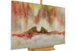 Acrylbild handgemalt From On High Massivholz - Textil - Holz teilmassiv - 120 x 80 x 4 cm