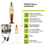 Lavalampe TIMMY Orange - Durchscheinend