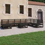 Salon de jardin (lot de 9) 3009816-1 Noir