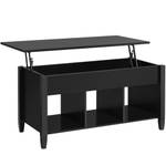 Couchtisch Lift-Top-Design Schwarz