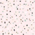 Tapete Terrazzo-Motiv 7299 Pink