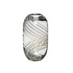 Vase Swirl Grau - Glas - 15 x 28 x 15 cm