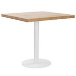 Table de bistro 3003512 Marron - Blanc - Bois manufacturé - 80 x 75 x 80 cm