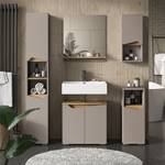 Badmöbel-Kombination Marelle 47700 Beige - Braun - Holzwerkstoff - 60 x 57 x 35 cm