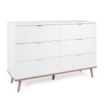 Commode 2032 Blanc - Bois manufacturé - Bois/Imitation - 120 x 86 x 40 cm