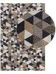 Waschbarer Baumwollteppich Beige - Schwarz - Naturfaser - 230 x 1 x 320 cm