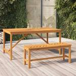 Banc de jardin 3028126 Marron - Bois massif - Bois/Imitation - 110 x 45 x 35 cm