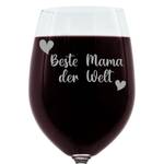 Welt Mama der Beste Bold Gravur-Weinglas