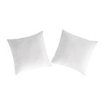 2 Taies d'oreiller en coton  PURE Blanc