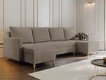 Ecksofa LIVORNO Hellgrau