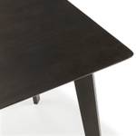 Ensemble table et 4 chaises Nala Noir - Bois massif - 80 x 75 x 80 cm