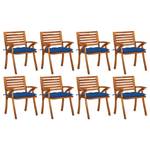 Gartenstuhl (8er Set) 3012934-4 Blau