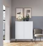 Commode NOVA SANDS 104x39x125 Blanc