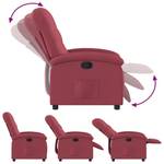 Fauteuil inclinable 3032264-2 Brun rouge